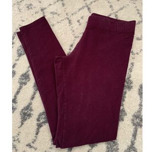 Maroon Leggings
